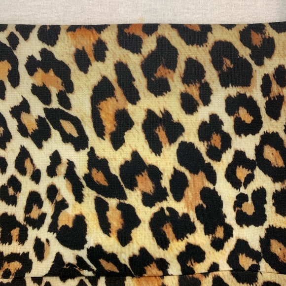 Zara Leopard Strappy Mini Dress NWT - Picture 6 of 8